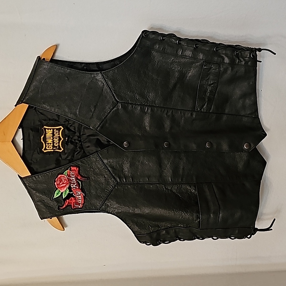 Leather Vulcan Riders Vest